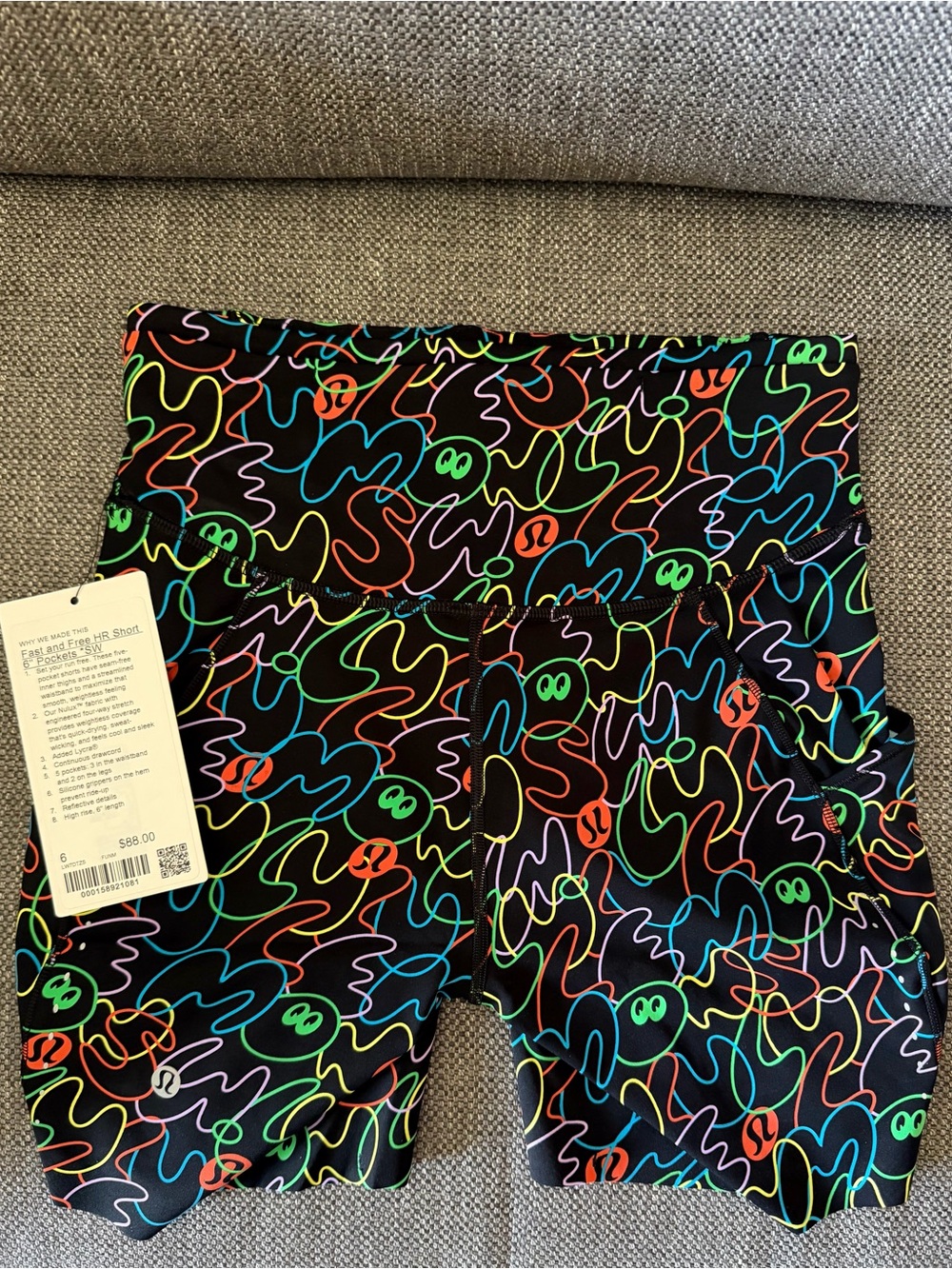 NWT Lululemon Seawheeze 2026 Shorts | Fast and Free HR 6” | Size 6 Women’s
